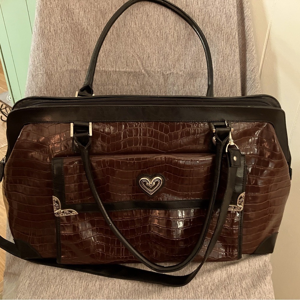 Marc Chantal (MC) Vintage Western Inspired Travel Tote/Weekender Bag